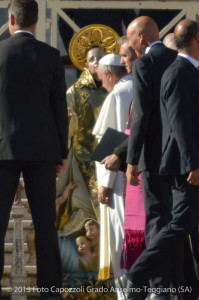 benedizione di san cono da papa francesco