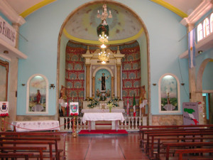 navata centrale chiesa san cono uruguay
