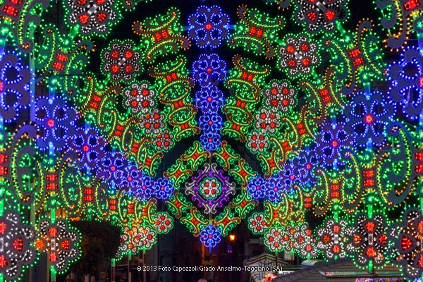 Luminarie della ditta Mariano di Lecce