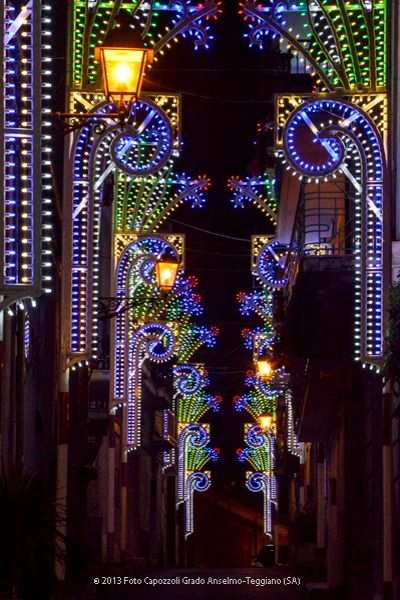 Luminarie nei pressi del Belvedere