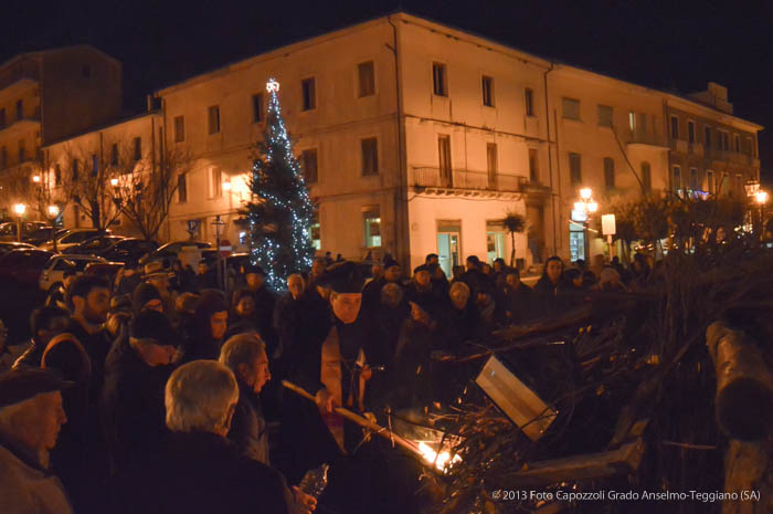 Altro momento accensione falò