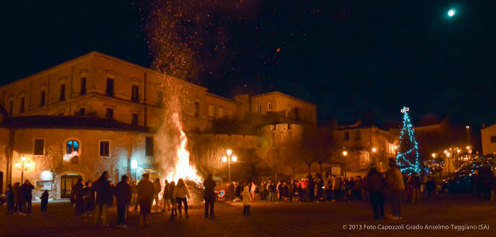 Con il falò è già Natale