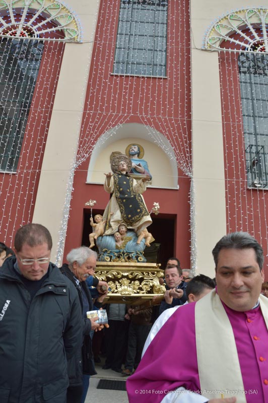 San Cono davanti la chiesa di San Marco